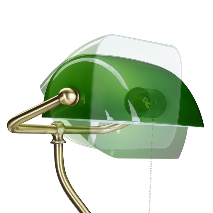 Relaxdays Banker's Lamp with Pull Switch