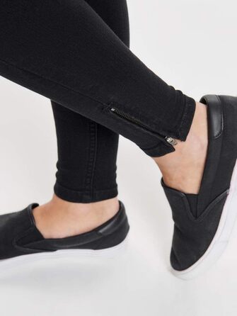 Джинси жіночі Only Kendell Skinny, чорні, висока посадка, укорочені, розмір XXL/32L