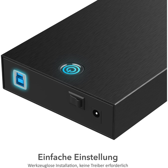 Корпус для жорсткого диска/док-станція Sabrent для 2.5' та 3.5' SATA HDD/SSD – USB 3.0, 5 Gbps, без інструментів, LED, Plug & Play (EC-KSL3)