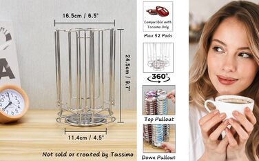 Підставка для капсул кави Tassimo EXZACT, обертова, на 52 капсули