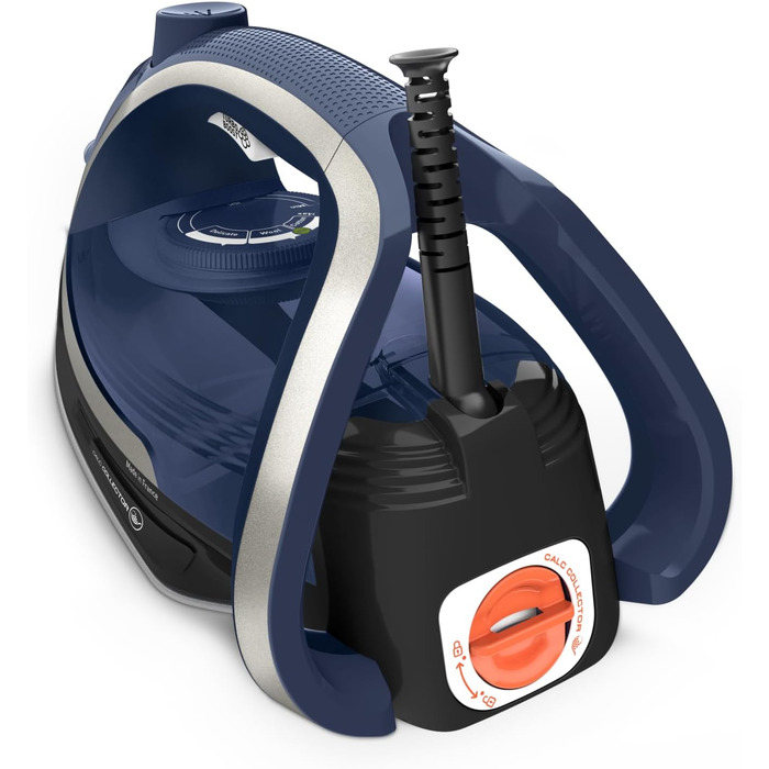 Tefal FV6846E1 Ultragliss Plus Anti-Kalk Steam Iron | 2800 Watts | Removable scale collector | 50 g/min continuous steam output | 260 g/min steam boost | Auto shut-off | blue/white Single 260g/min Steam + 2800W