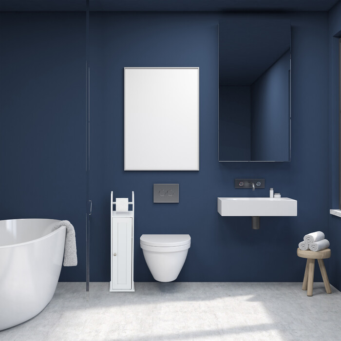 Relaxdays Standing Toilet Paper Holder
