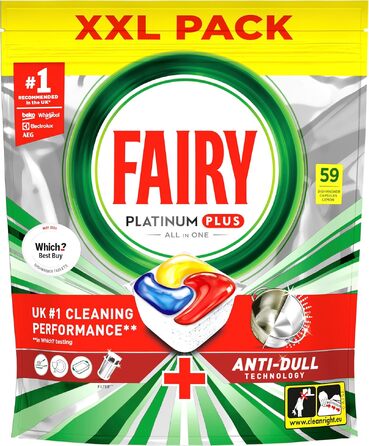 Таблетки для посудомийних машин Fairy Platinum PLUS All in One, лимон, 71 шт