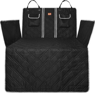 Захисний чохол на сидіння для собак AMZPET – водонепроникний, антиковзкий, стійкий до подряпин, міцний, 56 x 45 x 122 см, для маленьких автомобілів (купе або хетчбек), степене дизайн