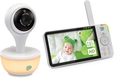 Відеоняня LeapFrog LF2513 без Wi-Fi, IPS LCD екран 2.8 дюйма, поворот та нахил, нічне бачення, 300 метрів, датчик температури, до 12 годин роботи, LF2513 2.8' Video (LF815HD 5' Video)