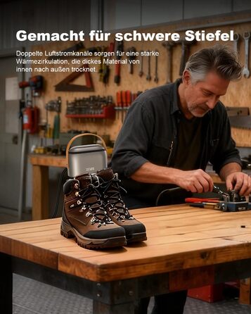 Сушарка для взуття SOTHING з озонуванням, 95W, цифрова, 3 режими, таймер, шланг 30 см для черевиків, лижних черевиків та рукавичок