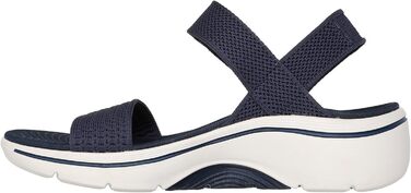 Сандалі Skechers Go Walk Arch Fit 2.0 Annie Navy текстильні, 38 EU - Комфортні жіночі сандалі зі підтримкою стопи