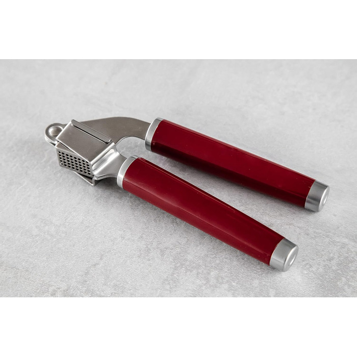 Прес для часнику KitchenAid Empire Red, нержавіюча сталь, безпечно мити в посудомийній машині