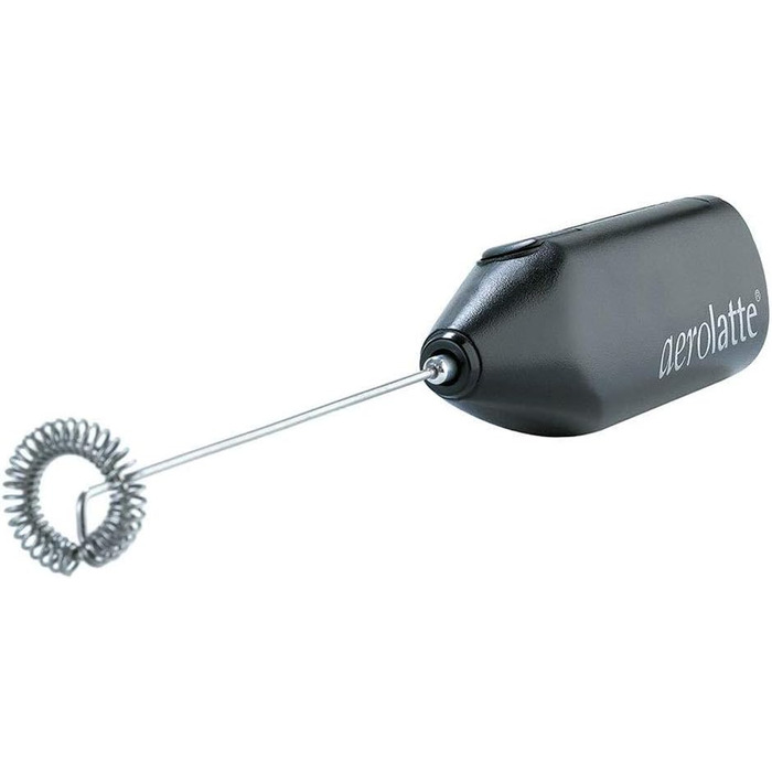 Aerolatte - бездротовий спінювач молока, чорний, з чохлом для зберігання