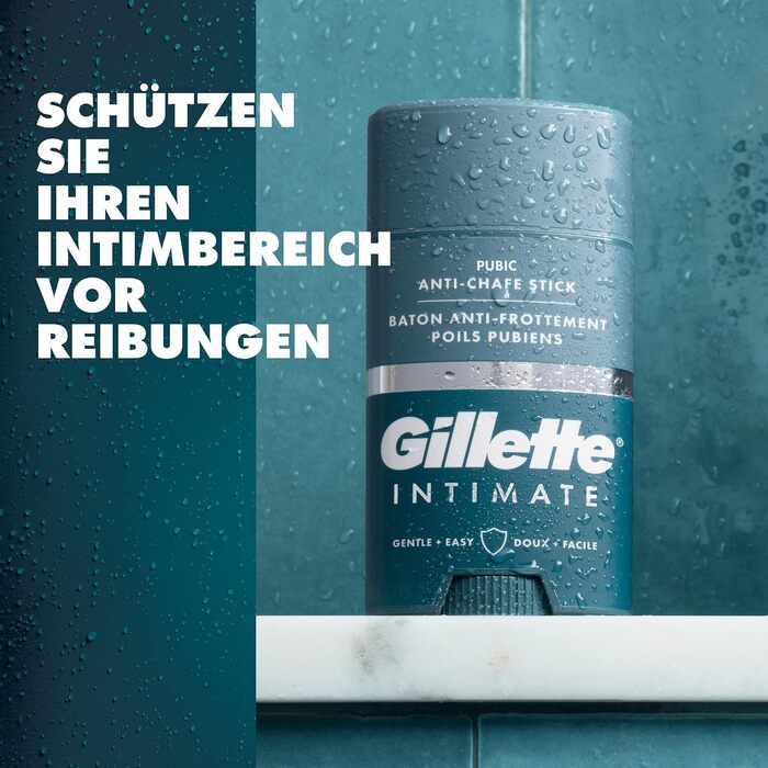 Смінні леза для бритви Gillette Body & Intimate, набір 6 шт, чорні, для делікатних зон та тіла