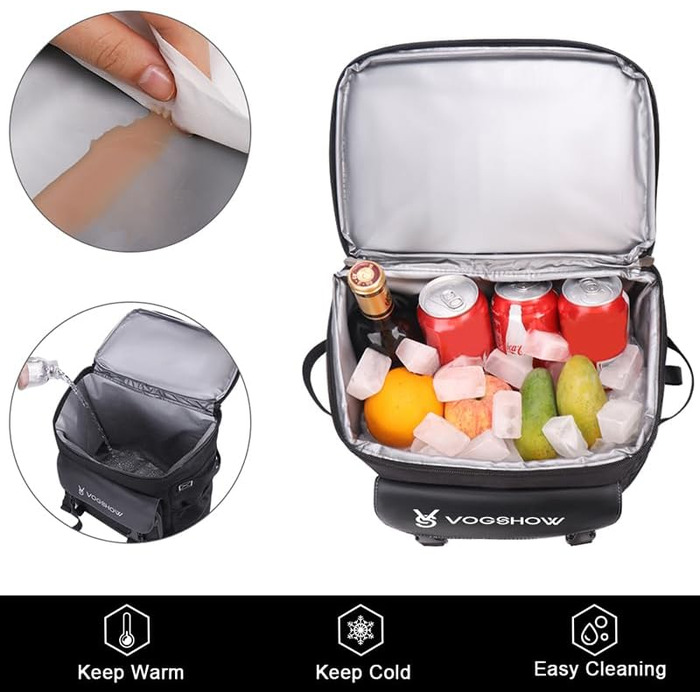 Vogshow Insulated Cooler Backpack - Large Cooler Bag, Insulated Picnic Backpacks, Multi-Purpose Thermal Backpacks for Camping, Family Outdoor Activities, BBQ, Shopping, Travel, Fishing, and Beach