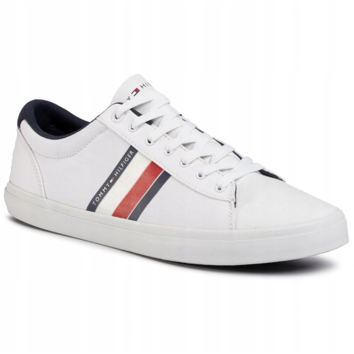 Спортивні кросівки Tommy Hilfiger білі, розмір 44, текстильні, дихаючі, на шнурівці