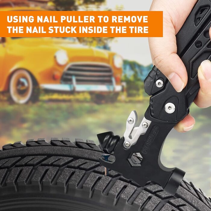 Мультитул 33 в 1 для чоловіків: молоток, плоскогубці, ніж, викрутка. Ідеальний для кемпінгу, надзвичайних ситуацій та виживання на природі