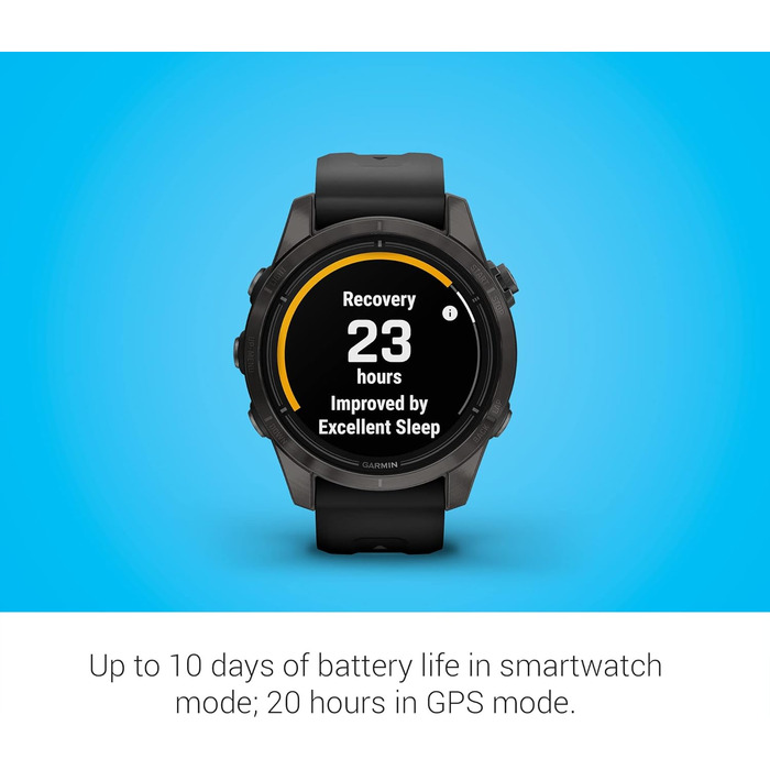 Розумний годинник Garmin epix Pro (Gen 2) Sapphire Edition 51 мм: високопродуктивний, з ліхтариком та просунутою технологією тренувань