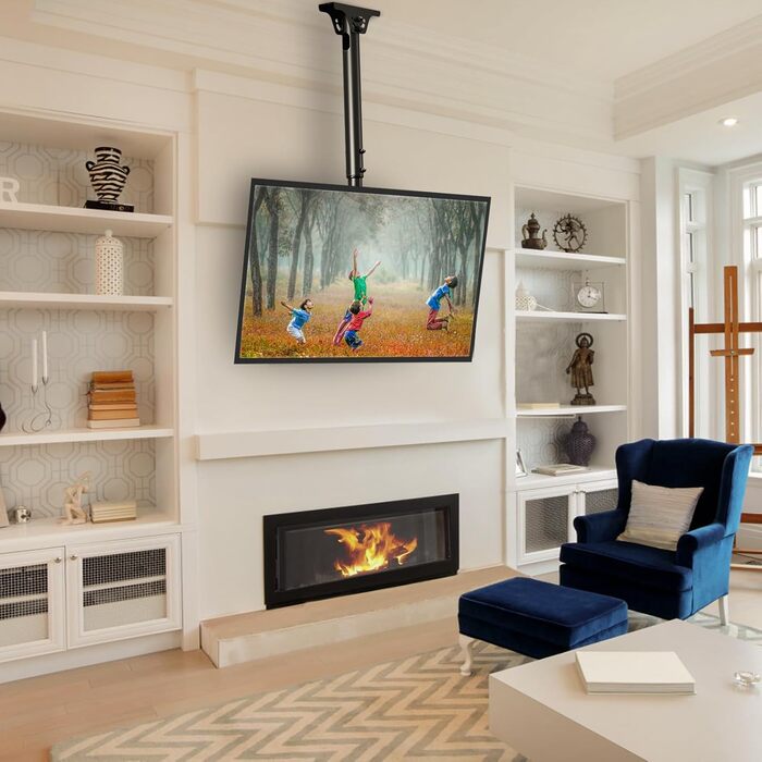 ELIVED Adjustable TV Wall Mount for 24-65 Inch Flat & Curved TVs - VESA 400x400, 45kg Capacity