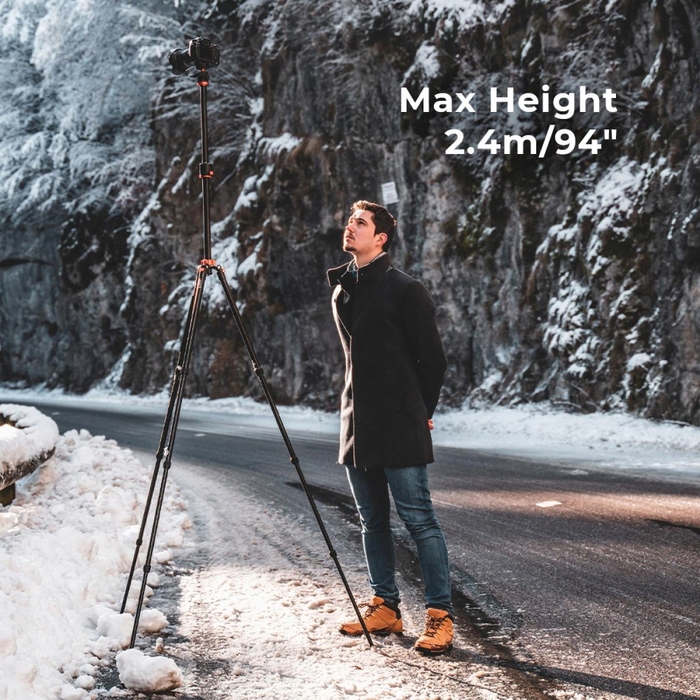 Штатив K&F Concept KF09086, 240 см, чорний