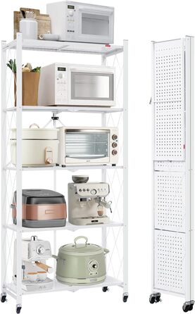 Deanic 5-Tier Folding Heavy-Duty Shelf