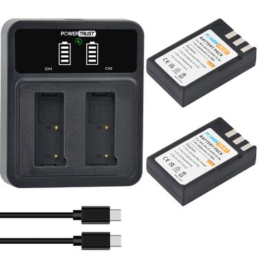 Акумулятор Nikon EN-EL9/EN-EL9a 2000mAh + зарядний пристрій Type-C для D3000, D5000, D40, D40x, D60