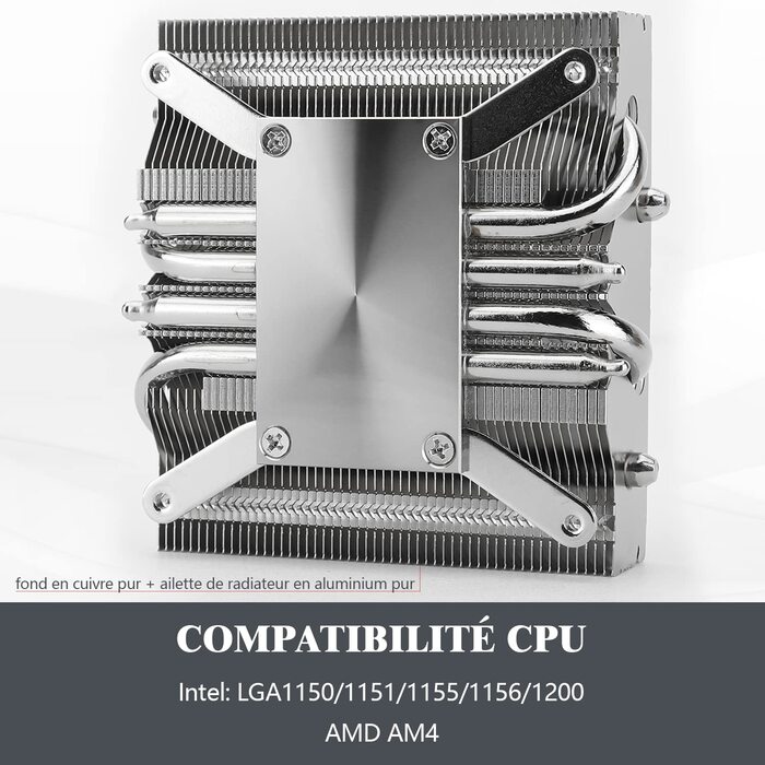 Охолоджувач CPU Thermalright AXP90-X47: низькопрофільний кулер з вентилятором TL-9015 Slim PWM, технологія AGHP, сумісний з AMD AM4/Intel 1700/1150/1151/1155/1156/1200