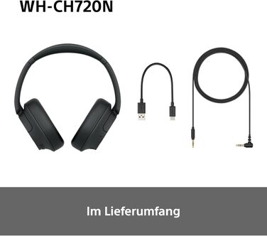 Бездротові Bluetooth-навушники Sony WH-CH720N з активним шумозаглушенням, до 50 годин автономної роботи, легкі, рожеві