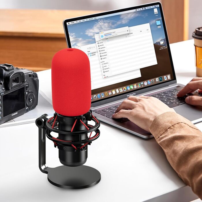 Кріплення для мікрофона YOUSHARES, сумісне з HyperX QuadCast, металева клямка, поп-фільтр, кріплення на стіну та стіл