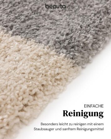 benuta Listening Kids Rug Gobi - Acrylic Fiber - Rectangular & in Style: Geometric, Hygge & Cozy, Scandi Living - Easy to Care For for Living Room Bedroom, Multicolor, 120x170 cm 120 x 170 cm (Rectangular) Multicolor