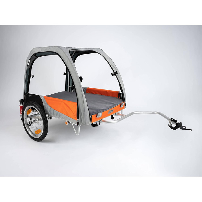 TrendPet Comfort Wagon L: Фарм'ятковий причіп для собак великих порід з амортизацією, алюмінієвий каркас