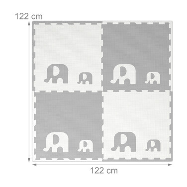 Relaxdays Elephant Puzzle Mat