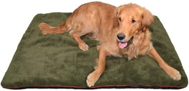 Підстилка для собак Rommets Petbed, 70 x 100 см, оливковий колір. Тепла, водонепроникна, з антиковзаючим покриттям. Легко миється.