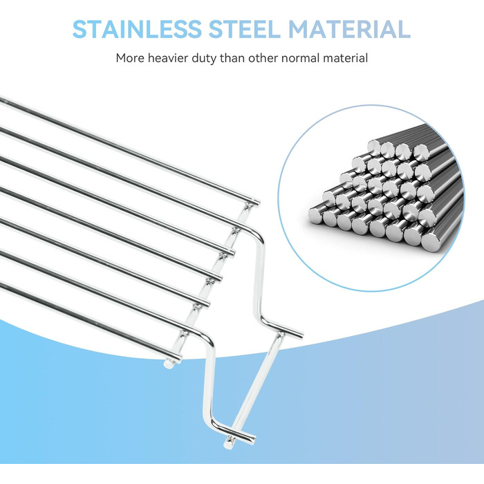 Рішітка для гриля Weber Spirit I & II 200, Spirit E-210, E-220, S-210, S-220 (з передніми кнопками управління), нержавіюча сталь