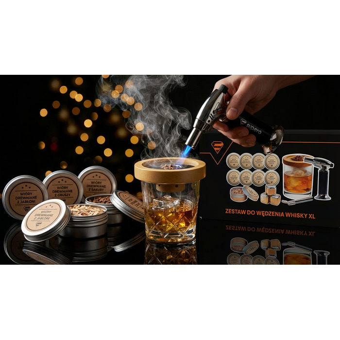 Набір для копчення віскі XXL Smoker 18в1 — ідеальний подарунок для чоловіка