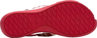 Сандалі Clarks Arla Stroll для дівчаток (40 EU, широка колодка, вишневий колір)
