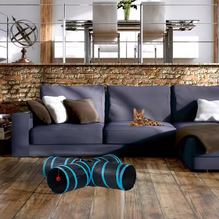 Relaxdays Collapsible Cat Tunnel - 4 Ways
