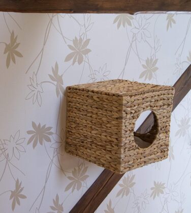 Кішка Будиночок на стіну Ferdi з рогозу, 33x33x33 см