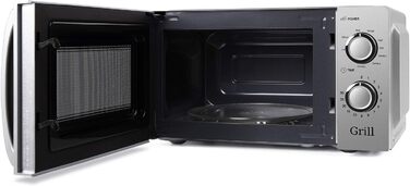 Мікрохвильова піч Orbegozo MI 2115, 20 л, 700 Вт, біла, з грилем