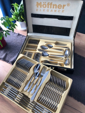 Набір столових приборів Hoffner, глянцеві, 72 предмети