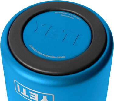 YETI Rambler Wine Chiller - Stainless Steel Insulated Wine Cooler (Big Wave Blue)