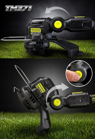 Акумуляторний тример для трави Toolme TM371 (21В) з безщітковим двигуном