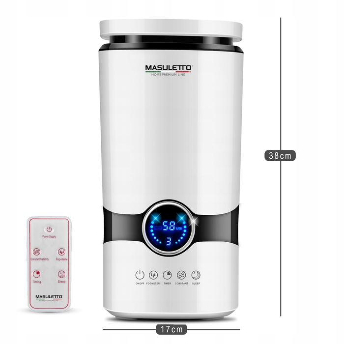 Розумний зволожувач повітря Masuletto Smart Silence Premium Mist Pro Air+