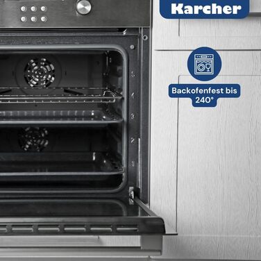 Karcher Індукційна жаровня з кришкою 2в1, алюмінієвий литий корпус, 8,7 л, з рукавицями для духовки