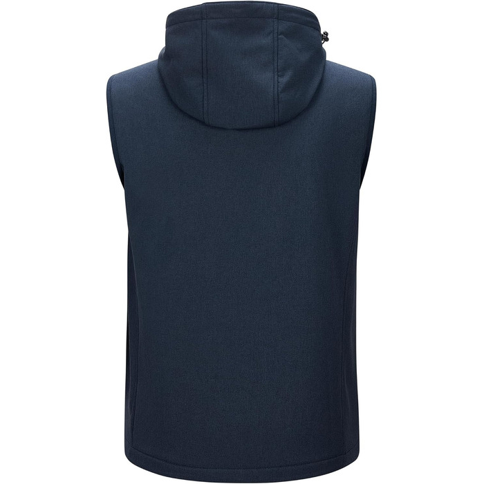 Чоловіча розкішна жилетка Softshell Weste 33,000ft з капюшоном, водонепроникна, темно-синього кольору (Heidekraut)