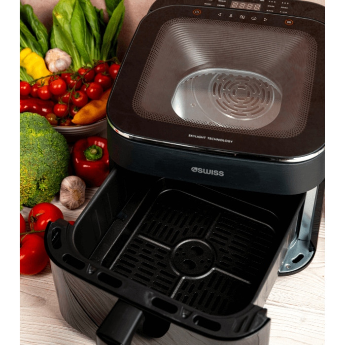 Аерофритюрниця 4Swiss ABB-025 SkylightView 1700 Вт, 6,5 л, з вікном
