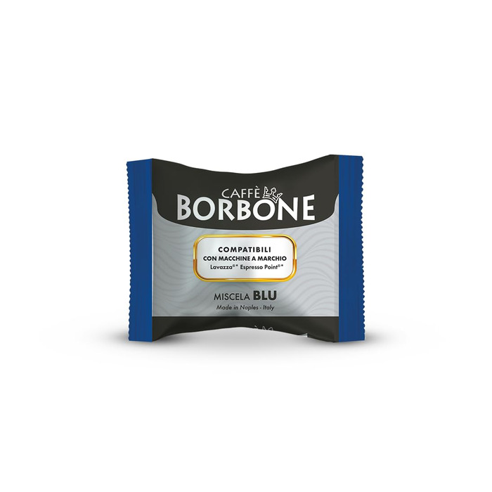 Кава в капсулах Caffè Borbone Espresso Point Blue Blend (Синя суміш), 100 шт, сумісні з Lavazza Espresso Point