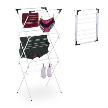 Relaxdays Folding Clothes Drying Rack