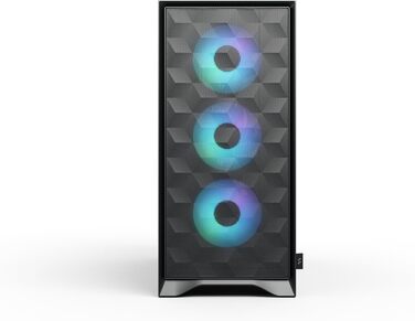 Корпус для ПК Fractal Design Pop Air 2 Black Mesh ATX, 3x 120 мм вентилятори, загартоване скло, RGB, чорний