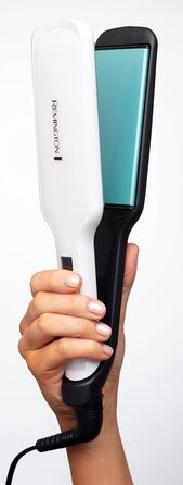 Випрямляч для волосся Remington S8550 Shine Therapy з LCD-дисплеєм: керамічне покриття з аргановою олією та вітаміном E, 150-230°C