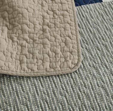 Комплект ковдри та декоративних подушок Chezmoi Collection Quinn з квітковим візерунком гібіскусу, розмір King (Taupe)