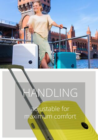 Чемодан Hauptstadtkoffer Mitte - великий, жорсткий, з TSA, 4 колеса, 77см, 130л, розширення об'єму, набір (S+M+L)