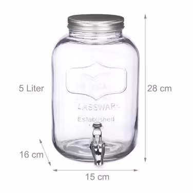 Relaxdays Drink Dispenser 5 L