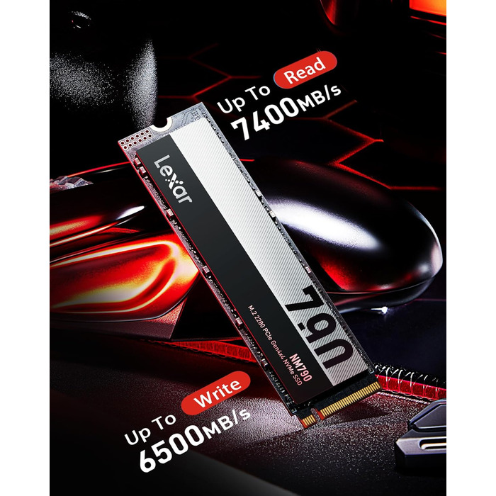 Lexar NM790 2TB SSD NVMe PCIe Gen4x4: Швидкий диск для PS5, ПК, ноутбука, геймерів